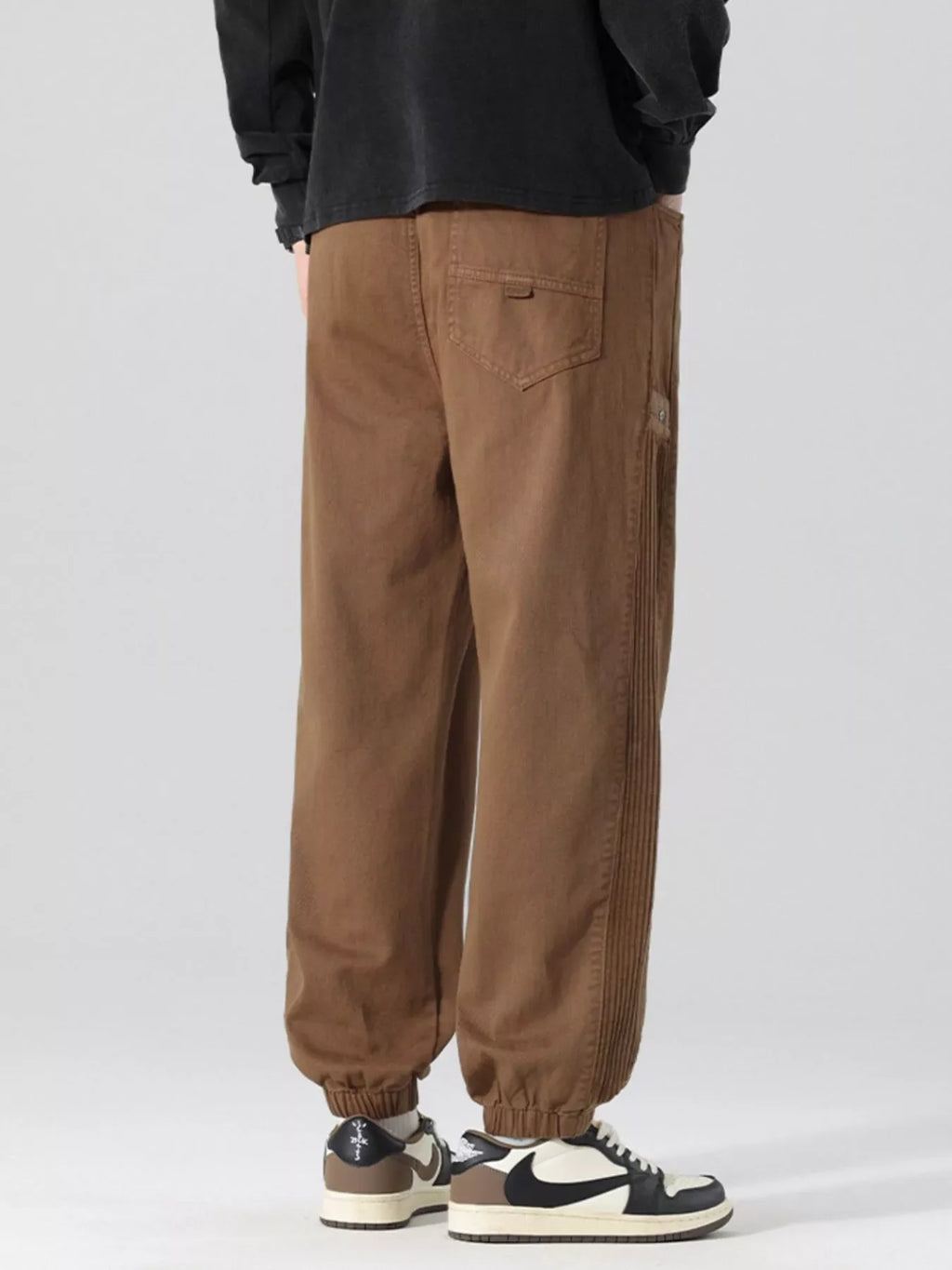 Men's Plus Size Drawstring Cargo Joggers