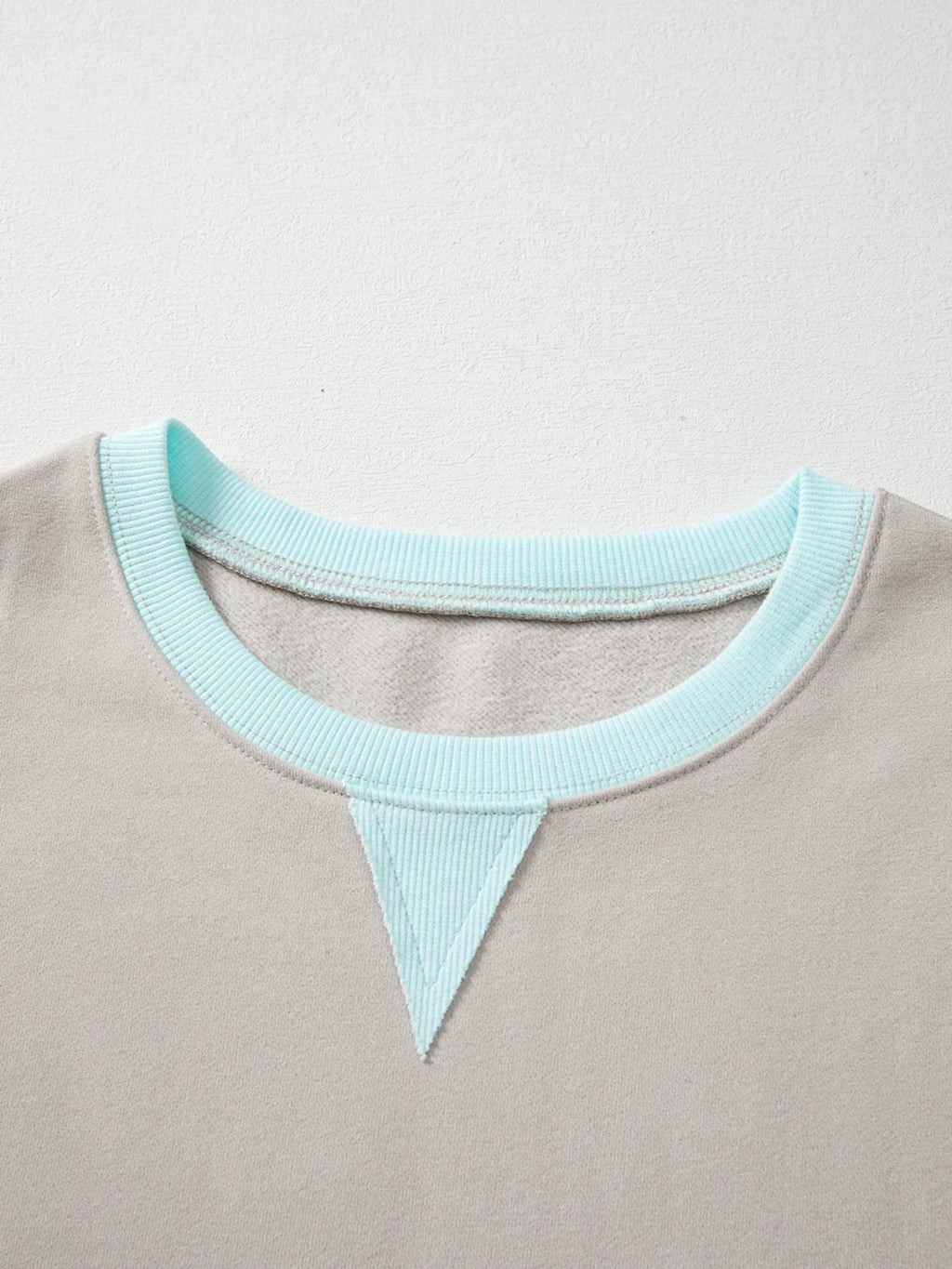 Colorblock Patchwork Drop Shoulder Sweatshirt