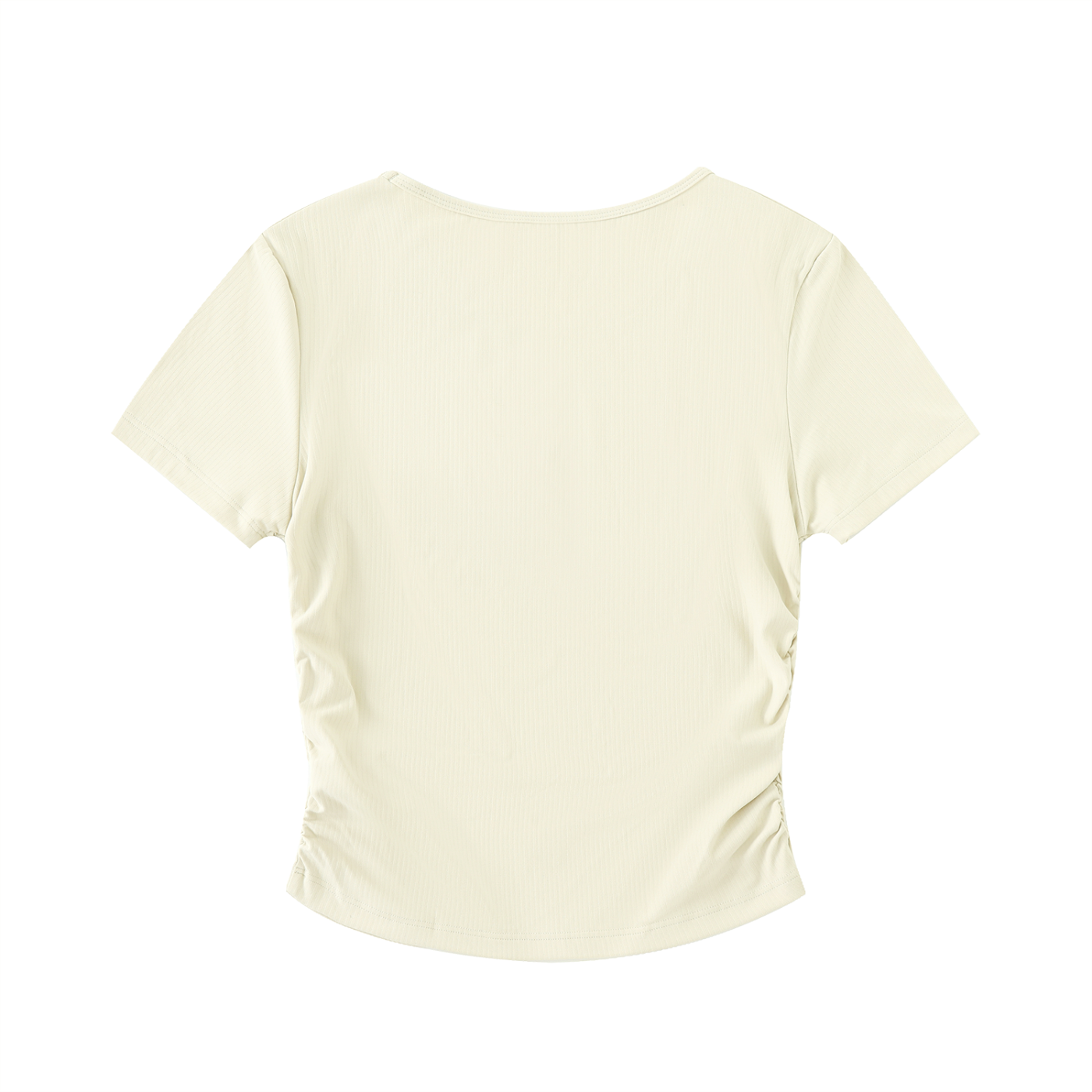 Loki & Ivy Ruched Bodycon Crop Top