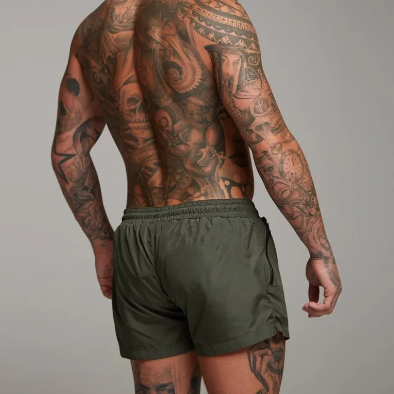 Men's Full Size Drawstring Active Shorts with Pockets Plus Size