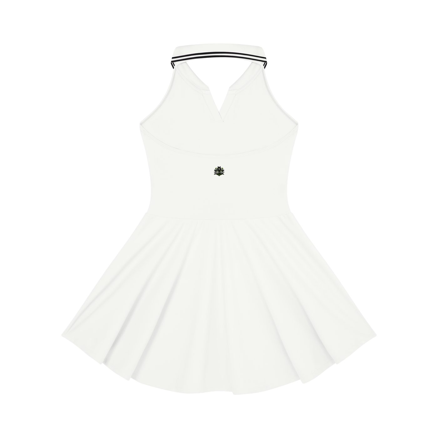 Loki & Ivy Collared Halter Tennis Dress
