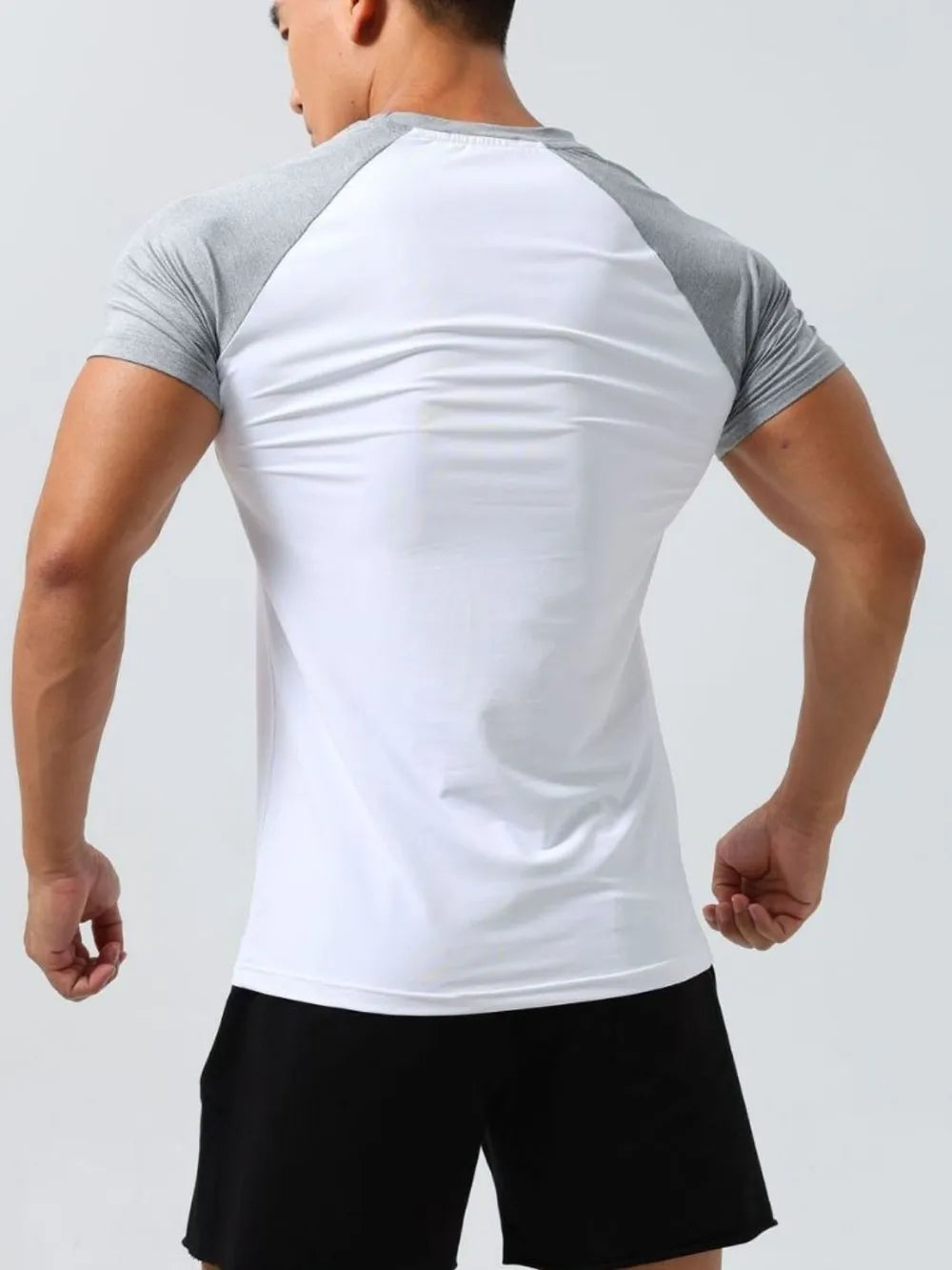 Men's Plus Size Round Neck Short Sleeve T-Shirt
