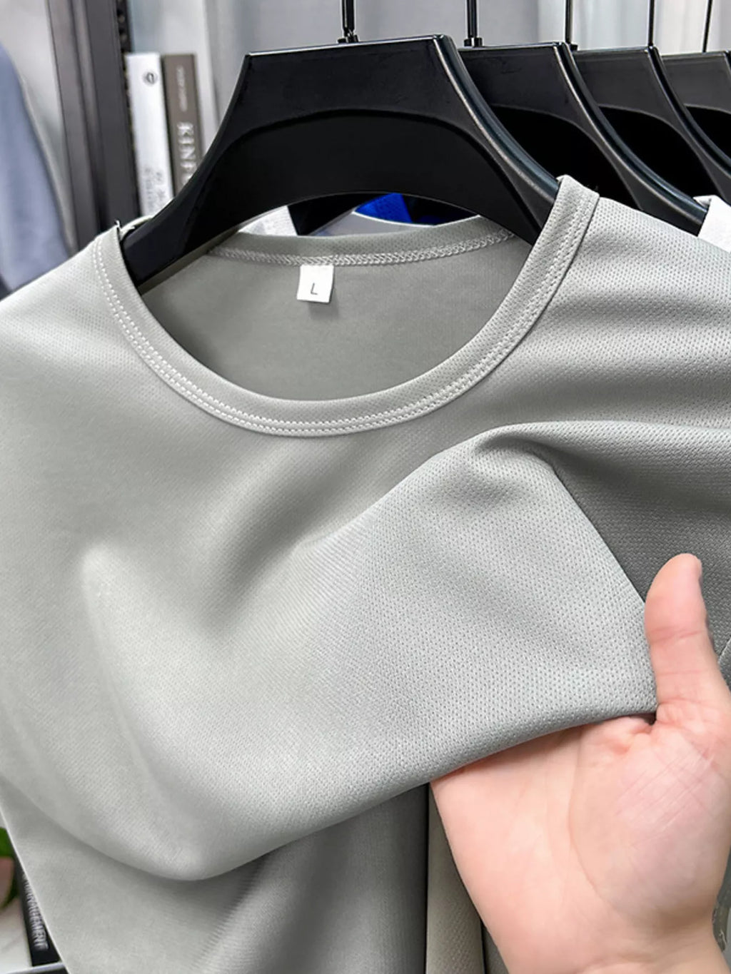 Men's Plus Size Round Neck Short Sleeve T-Shirt