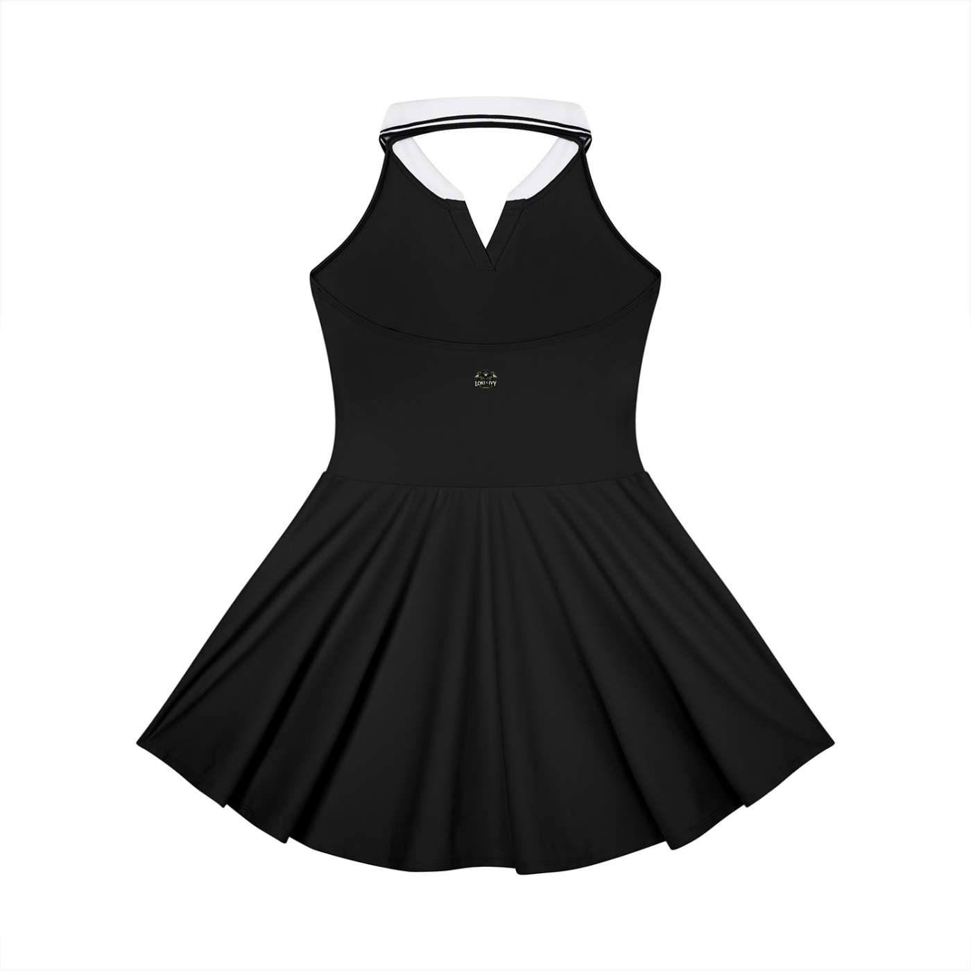 Loki & Ivy Collared Halter Tennis Dress