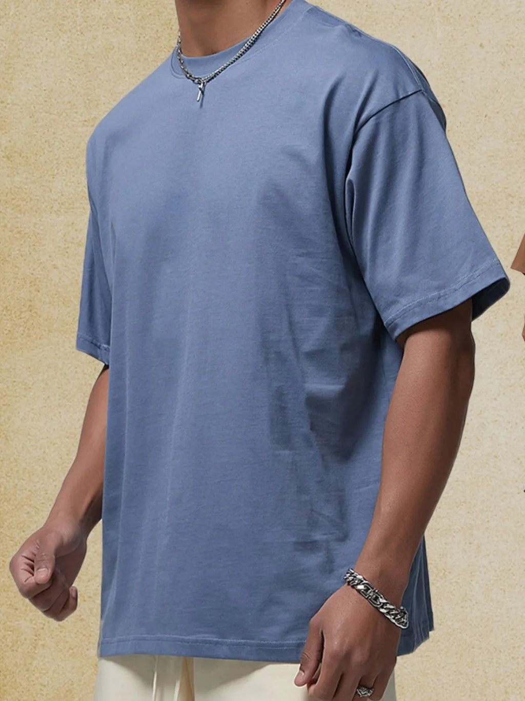Men's Oversized Round Neck T-Shirt