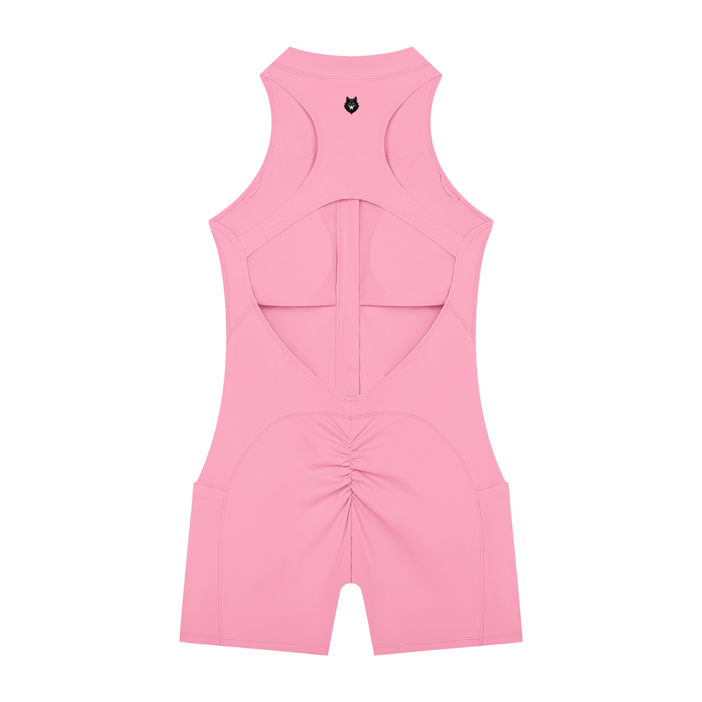 Loki & Ivy Women’s Quarter-Zip Yoga Romper