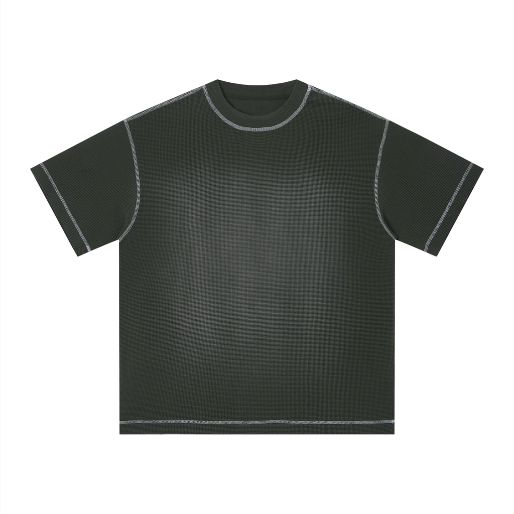 Loki & Ivy Unisex Sunfade Waffle Boxy T-Shirt