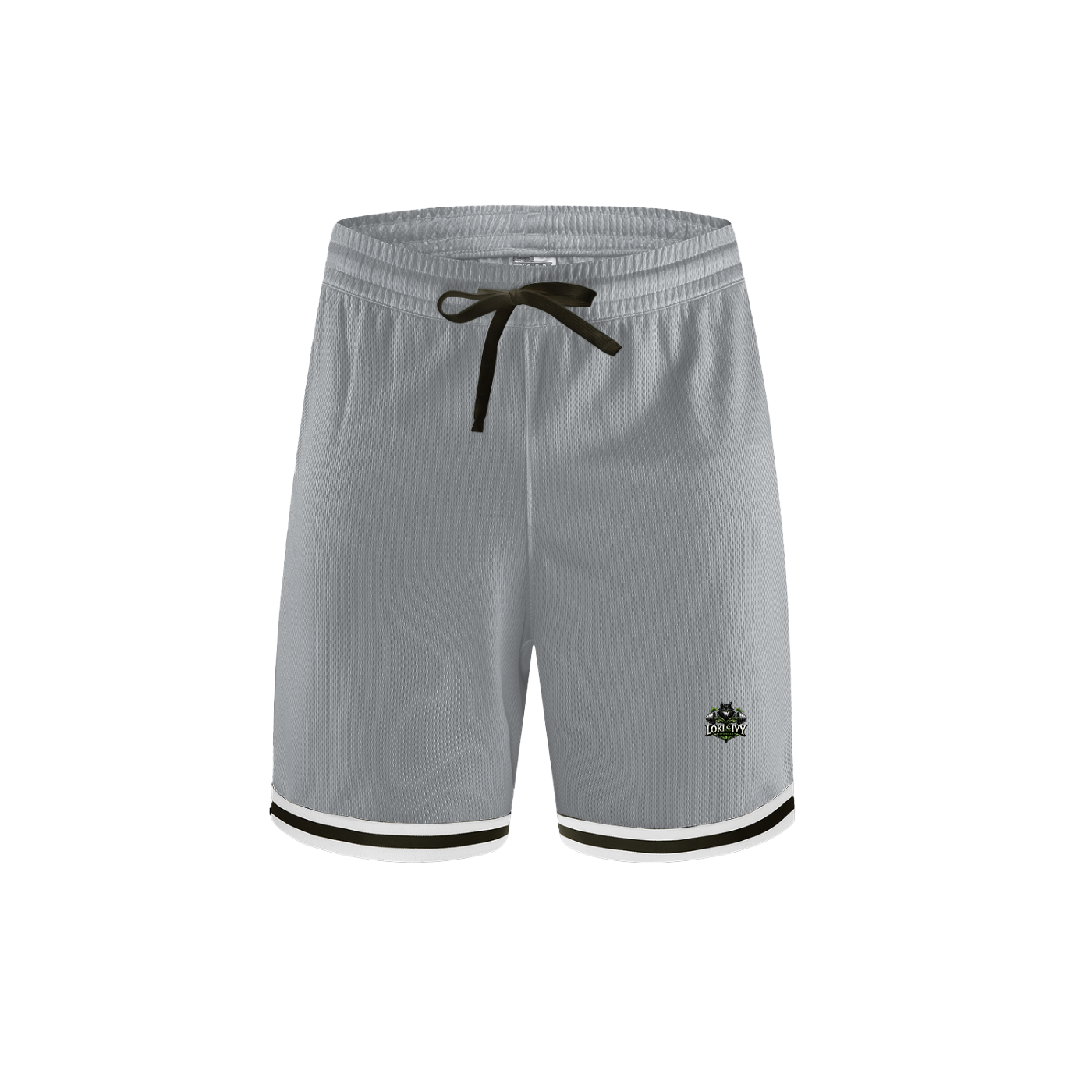 Loki & Ivy Classic Stripe Trim Basketball Shorts