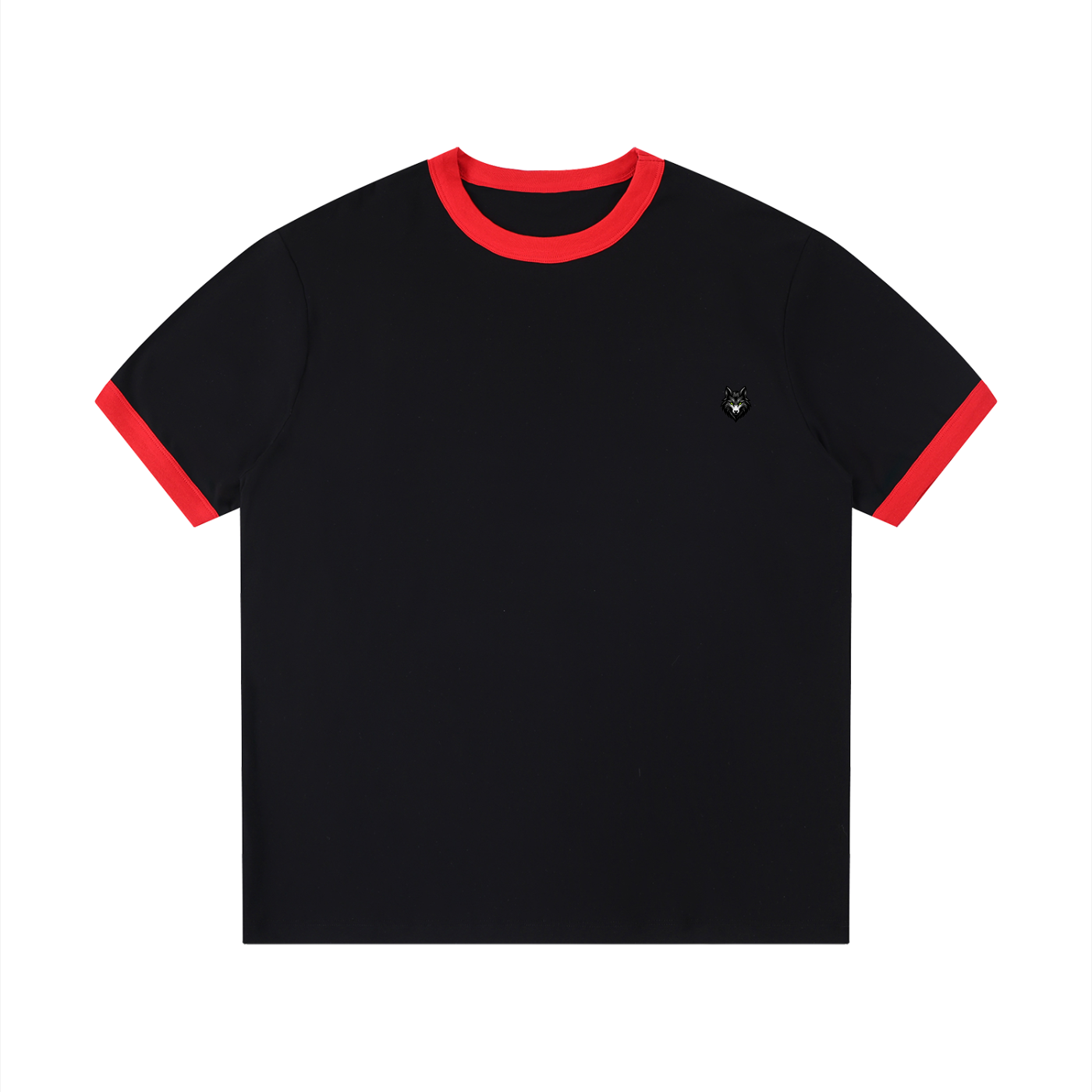 Loki & Ivy Contrast Edge Ribbed Crewneck T-Shirt