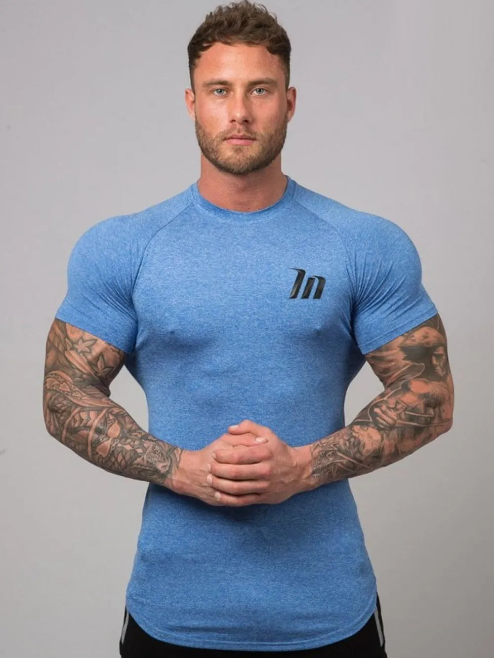 Men's Plus Size Round Neck Short Sleeve T-Shirt