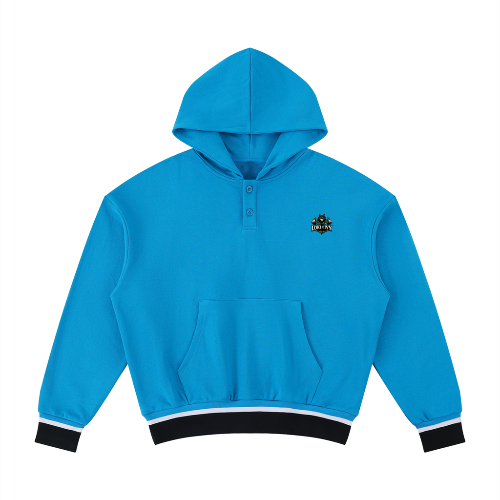 Loki & Ivy Unisex Oversized Color Block Boxy Hoodie
