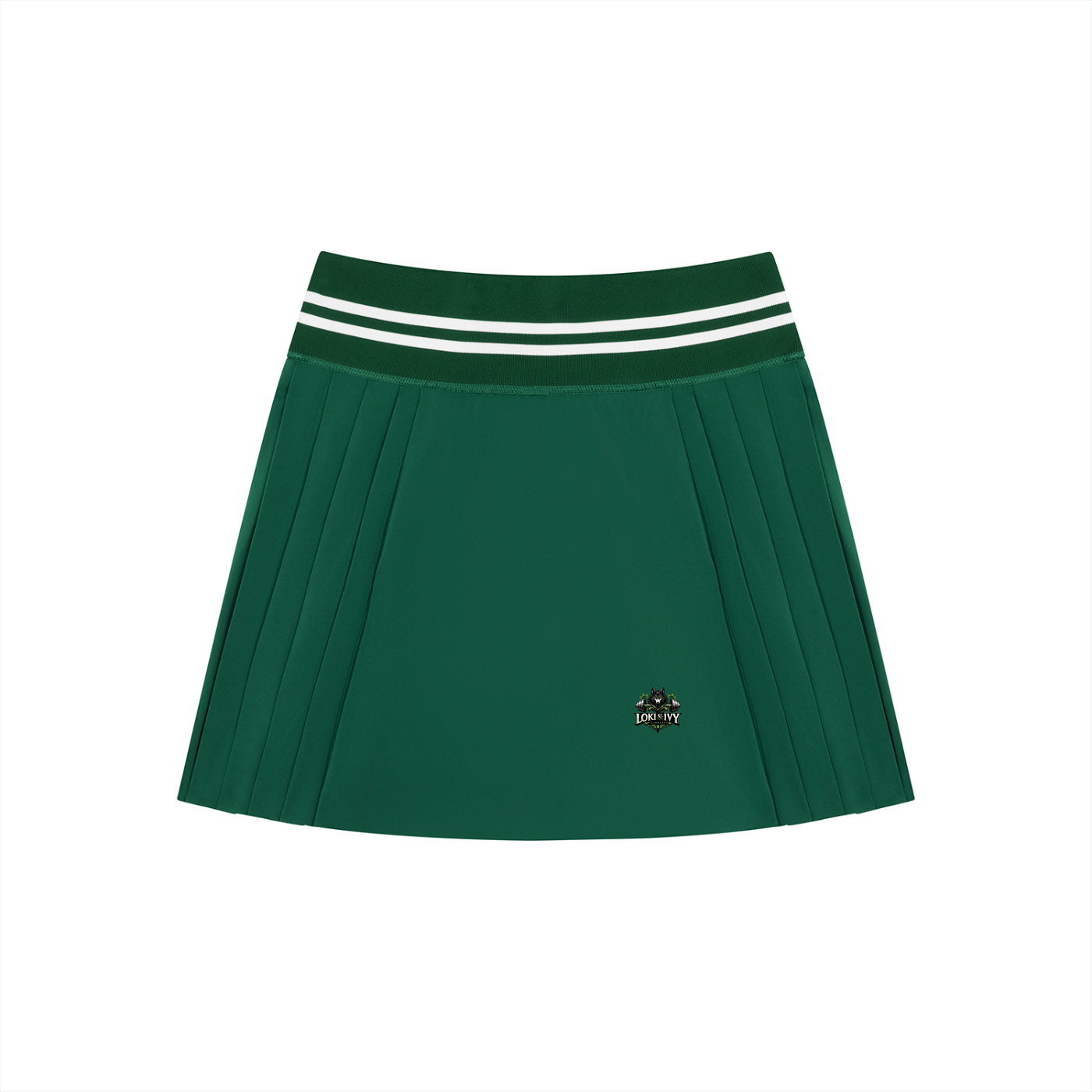 Loki & Ivy Women's Pleated Mini Skirt