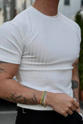 Men's Plus Size Round Neck Short Sleeve T-Shirt