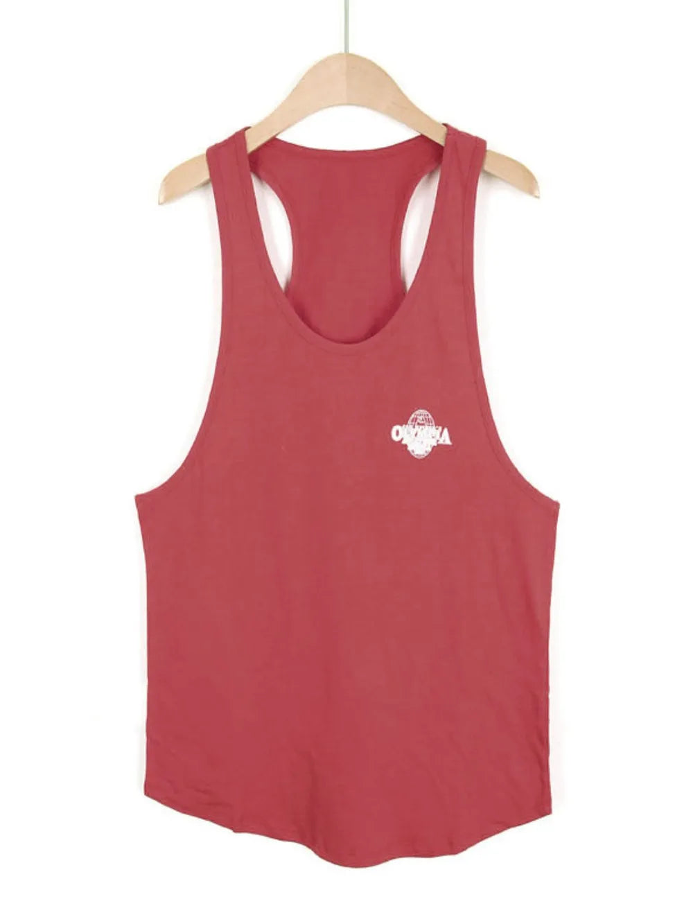 Men's Plus Size Letter Graphic Wide Strap Tank