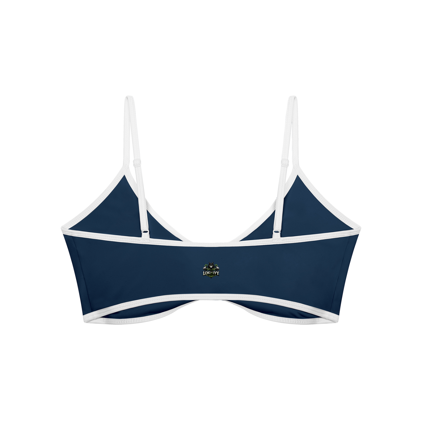 Loki & Ivy Color Block Ruched V-Neck Sports Bra