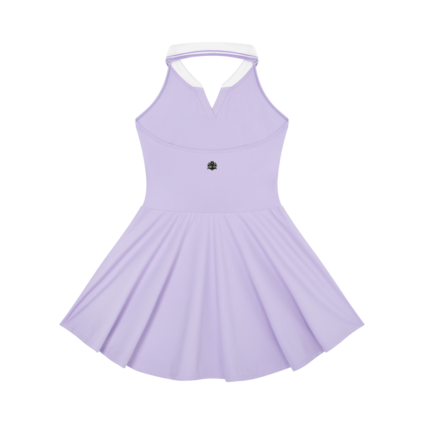 Loki & Ivy Collared Halter Tennis Dress