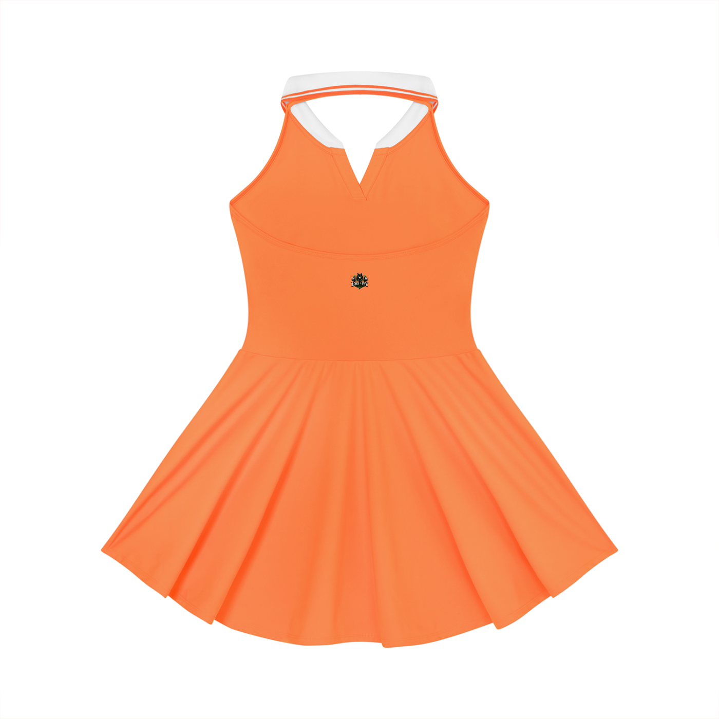 Loki & Ivy Collared Halter Tennis Dress