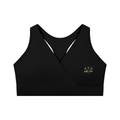 Loki & Ivy Women's Crossover V-Neck Sports Bra