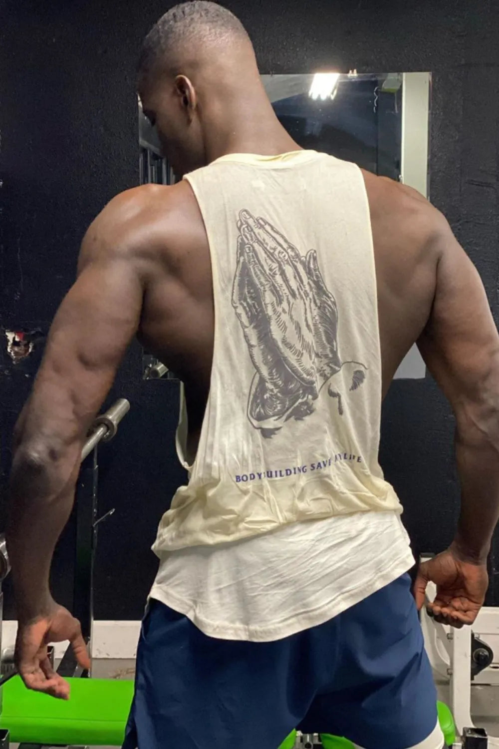 Men's Round Neck Graphic Tank