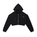 Loki & Ivy Essential Cropped Zip-Up Hoodie