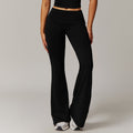 Wool Pleated High Waist Running Pants