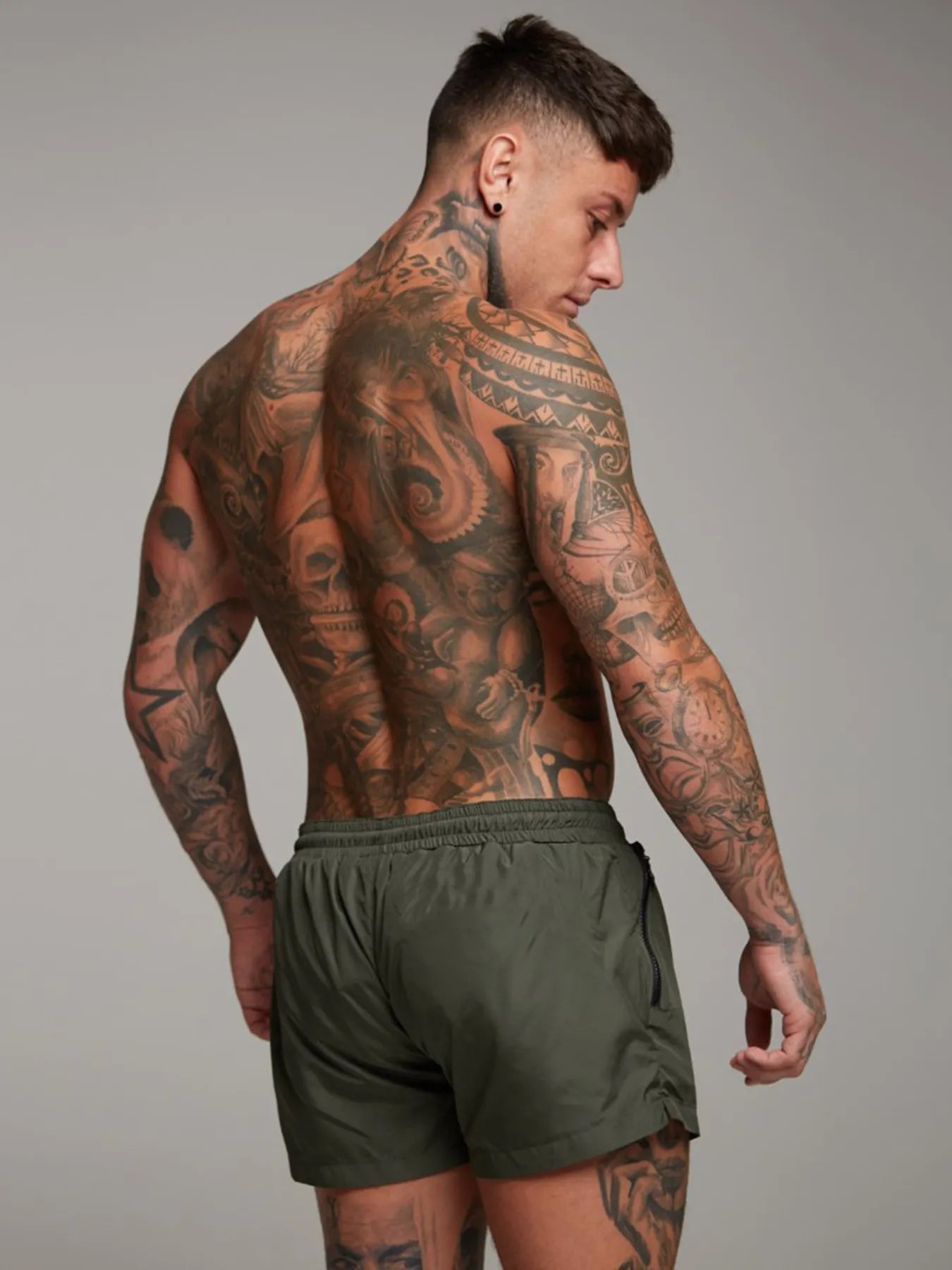 Men's Full Size Drawstring Active Shorts with Pockets Plus Size