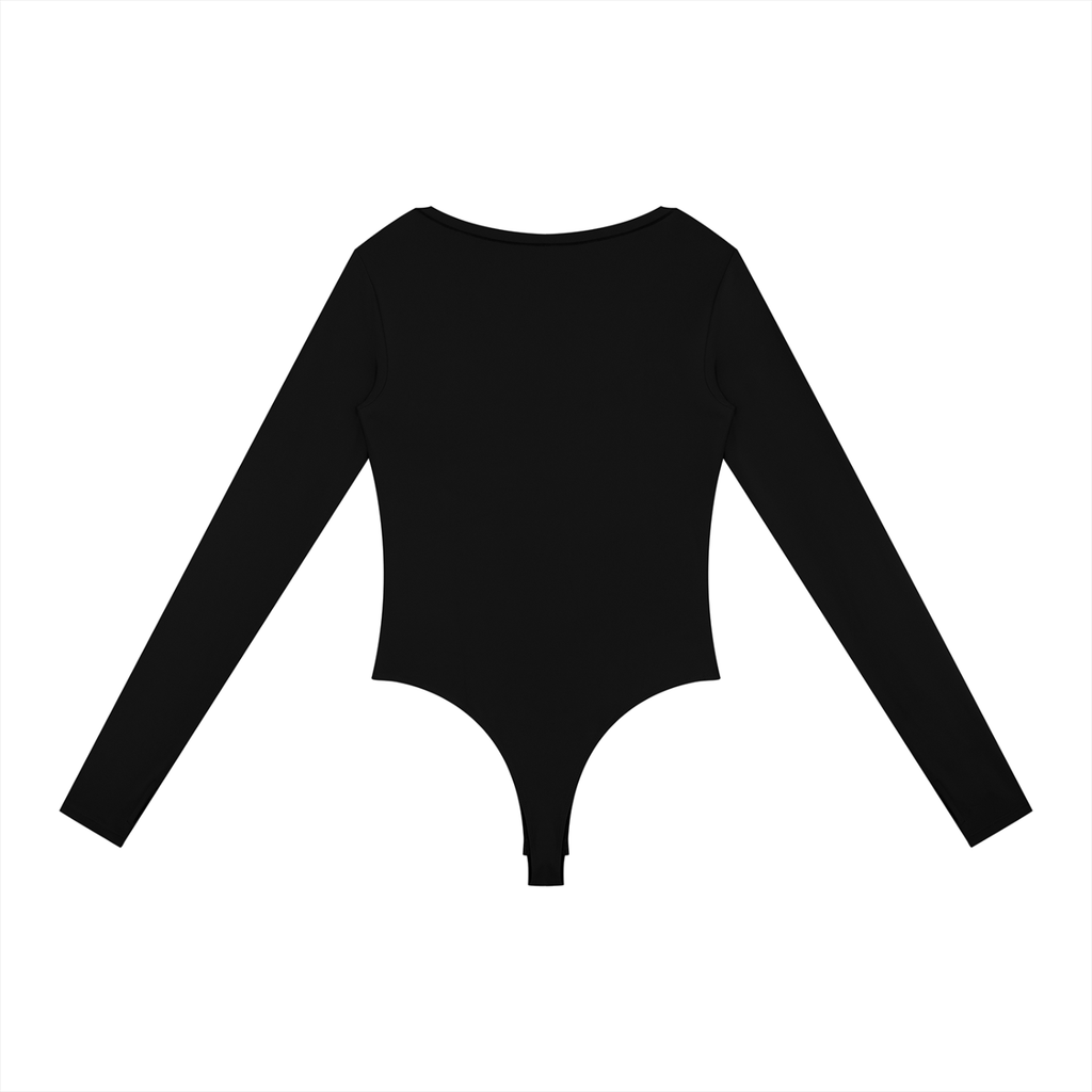 Loki & Ivy Women's Tight Long Sleeve Yoga Bodysuit