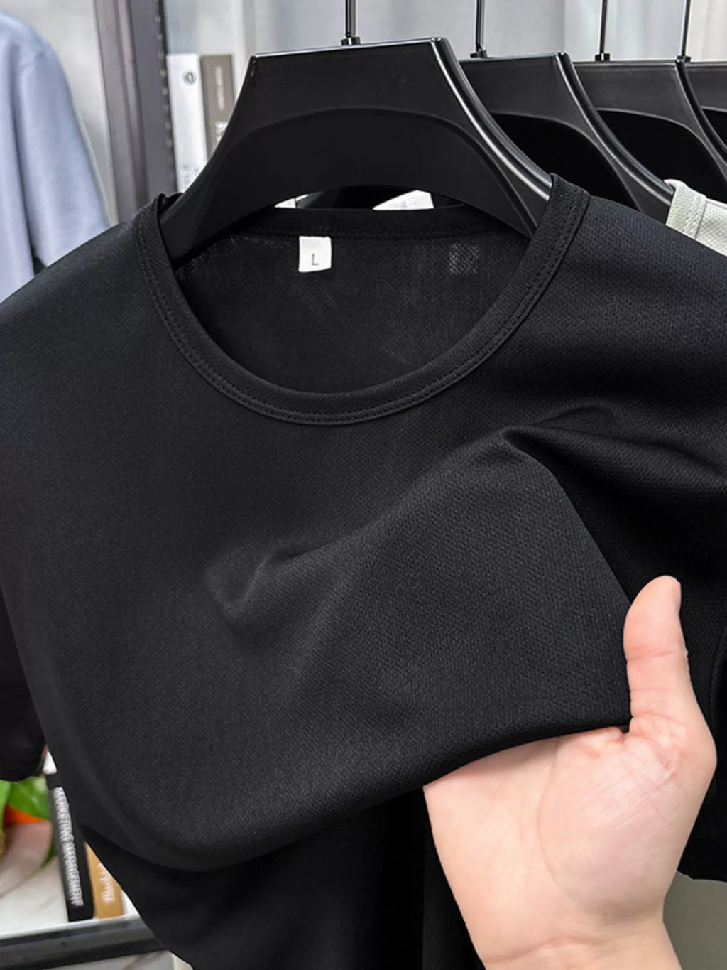Men's Plus Size Round Neck Short Sleeve T-Shirt