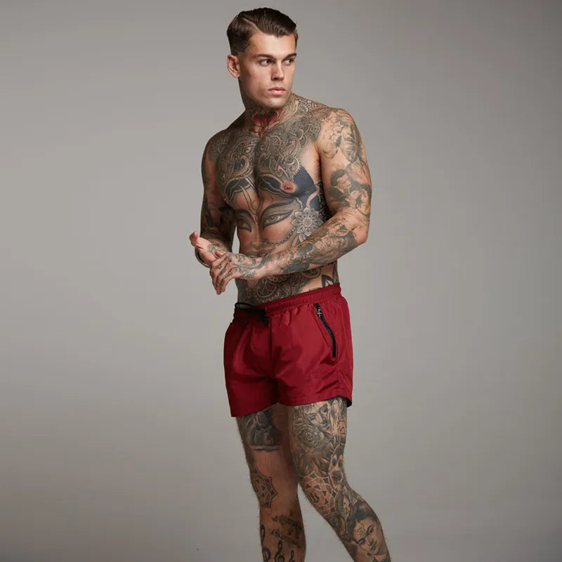 Men's Full Size Drawstring Active Shorts with Pockets Plus Size