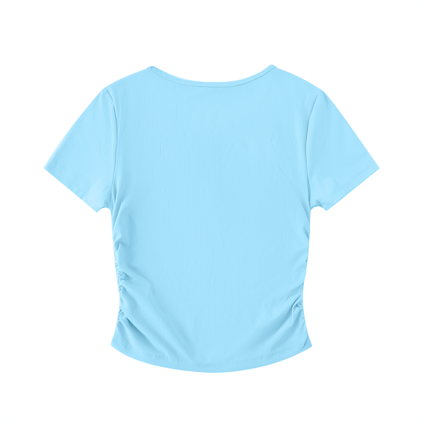 Loki & Ivy Ruched Bodycon Crop Top
