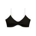 Loki & Ivy Color Block Ruched V-Neck Sports Bra