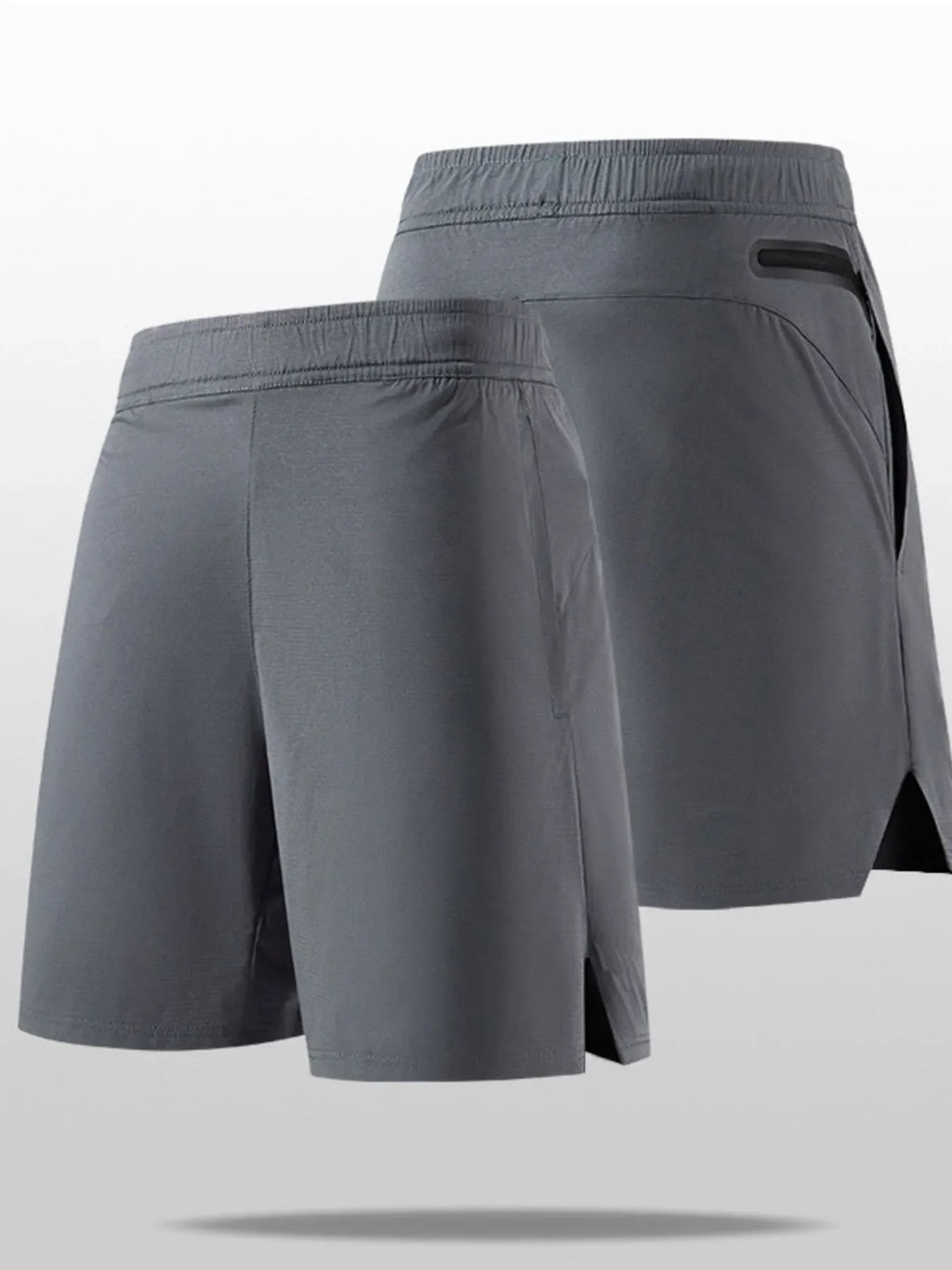 Men's Plus Size Elastic Waist Active Shorts