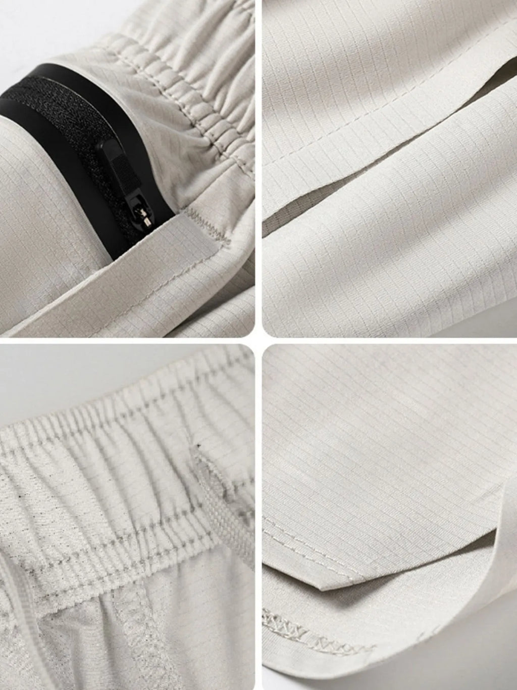 Men's Plus Size Elastic Waist Active Shorts