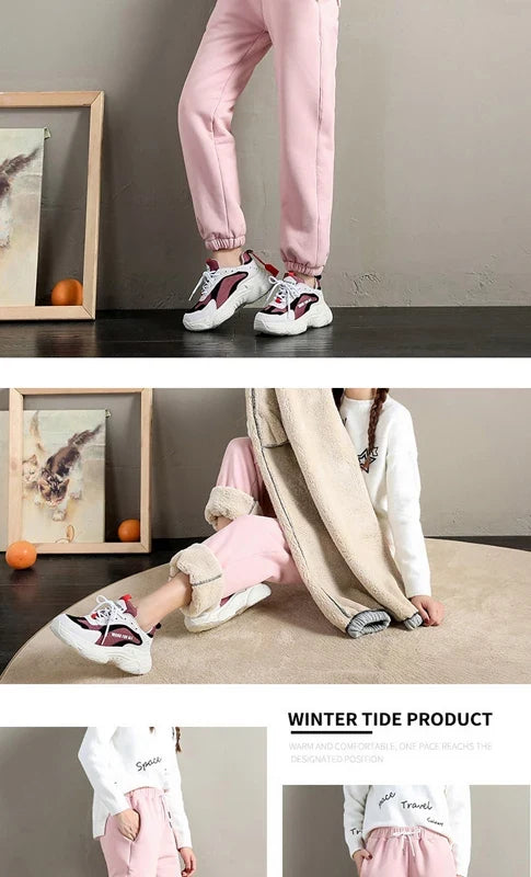 Cozy Luxe Harem Sweatpants with Drawstring