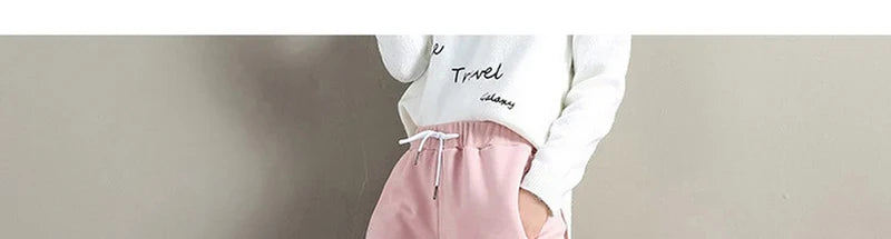 Cozy Luxe Harem Sweatpants with Drawstring