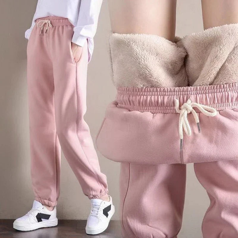 Cozy Luxe Harem Sweatpants with Drawstring
