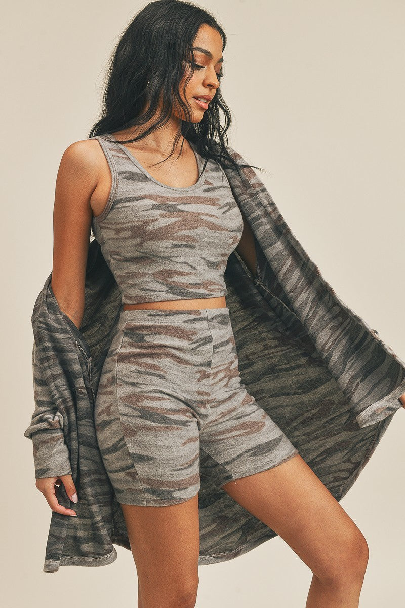 Cardigan Three Piece Activewear