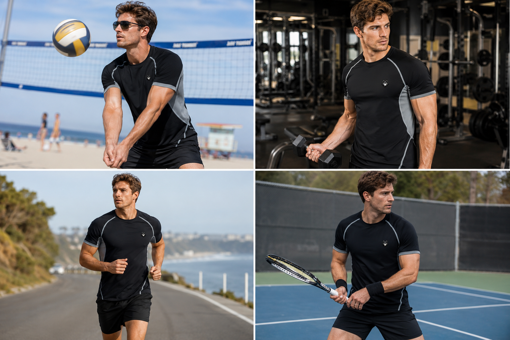 Loki & Ivy Men's Raglan Panel Training T-Shirt