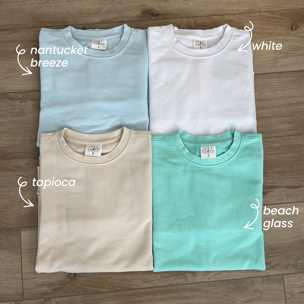 Beach Glass Oversized Terry Poncho