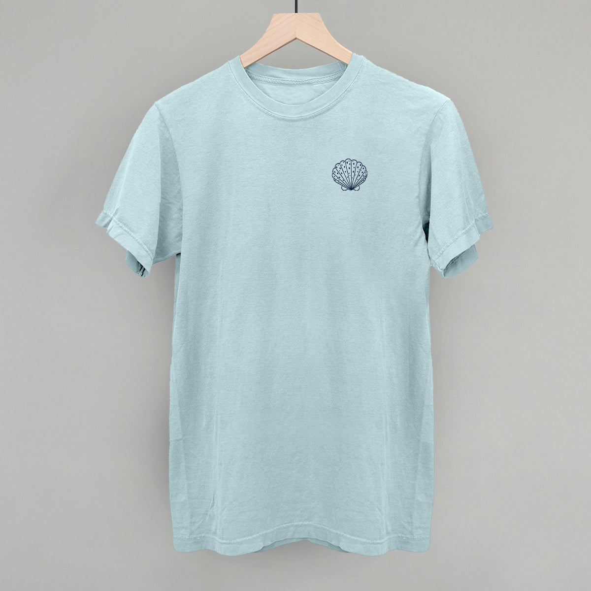 Speckled Seashell (Navy Blue) (Left Chest)