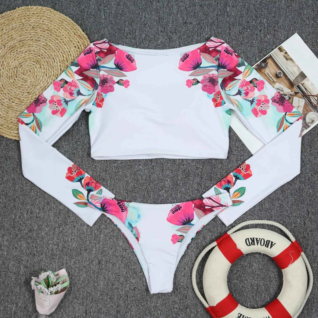 Long Sleeve Swimwear Set