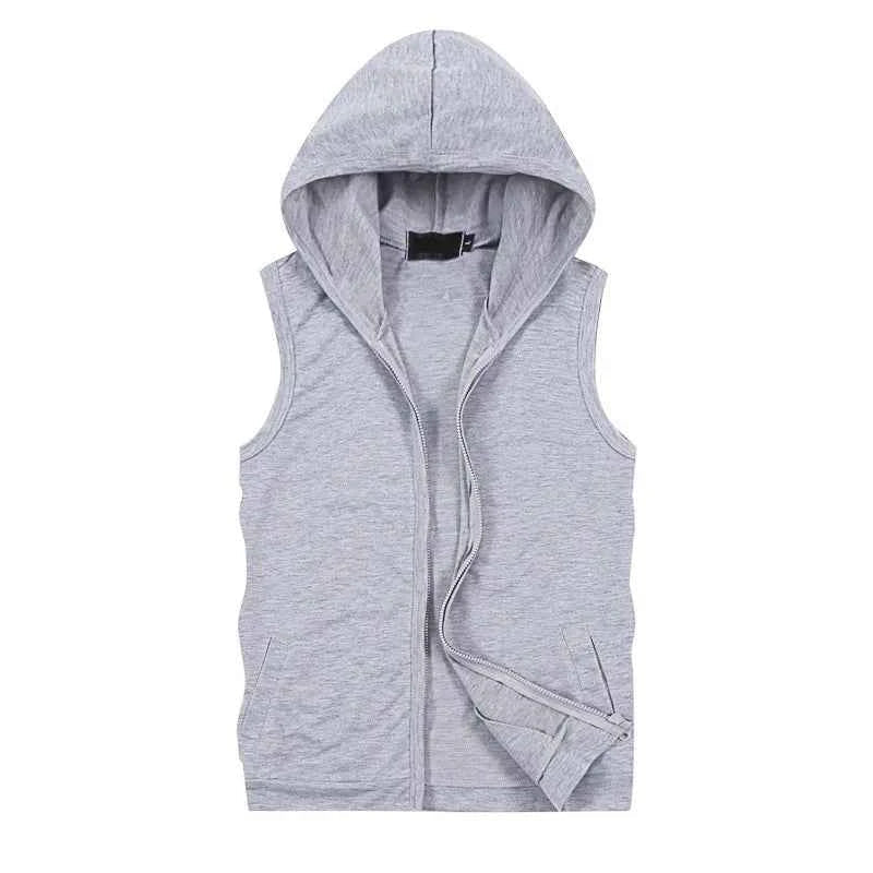 Men's Sleeveless Hoodie Tank Top Sportswear