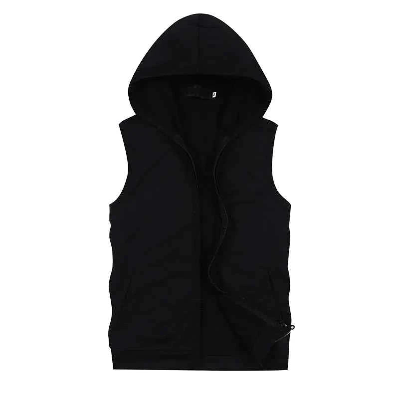 Men's Sleeveless Hoodie Tank Top Sportswear