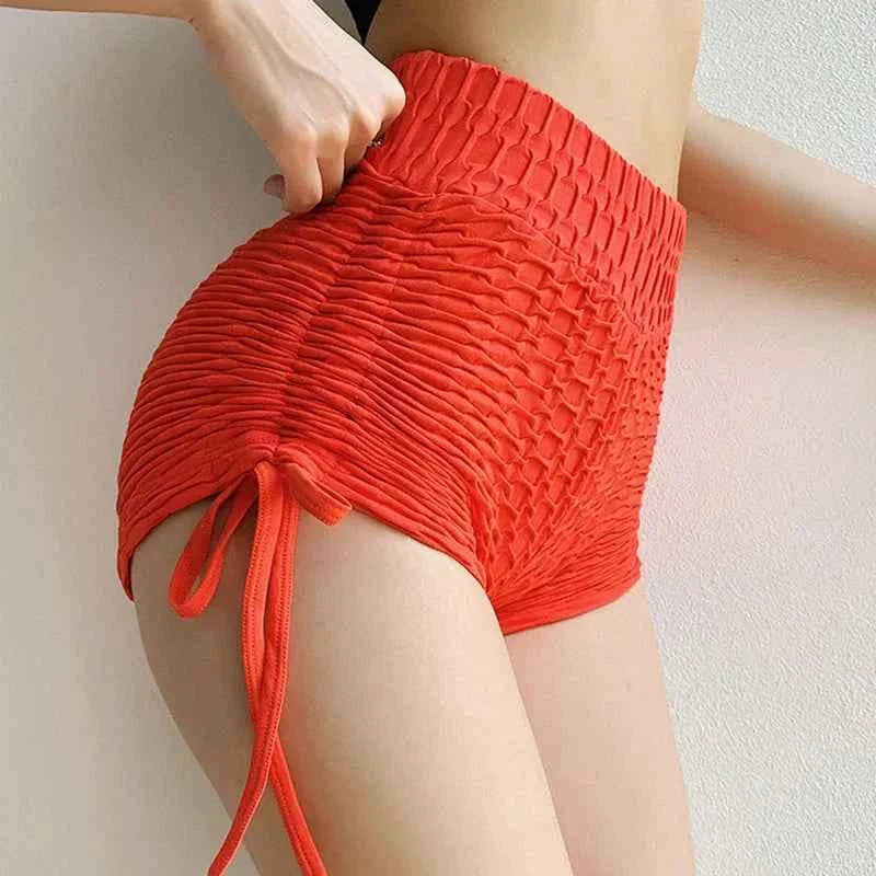 Summer Sport High Waist Yoga Shorts