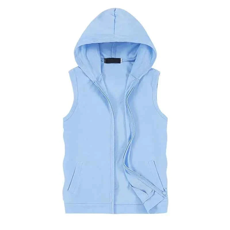 Men's Sleeveless Hoodie Tank Top Sportswear