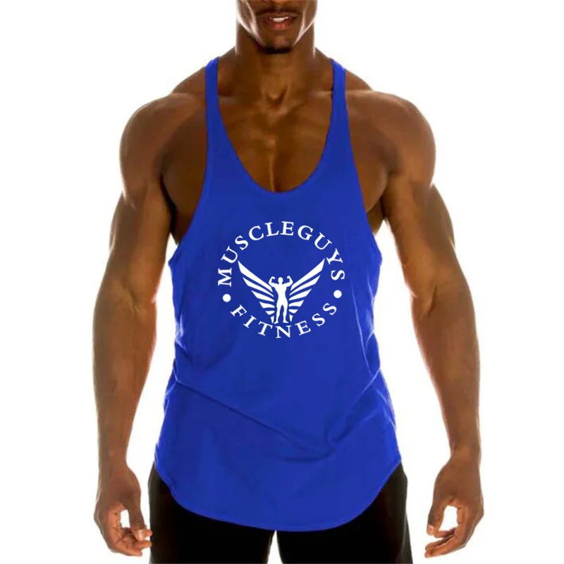 FlexFit Men's Muscle Gym Tank - Sleeveless Sportswear