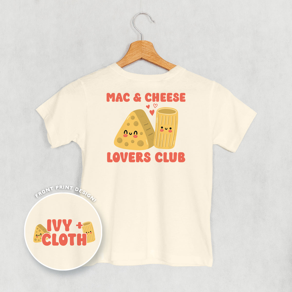 Mac & Cheese Lovers Club (Kids Back Print)