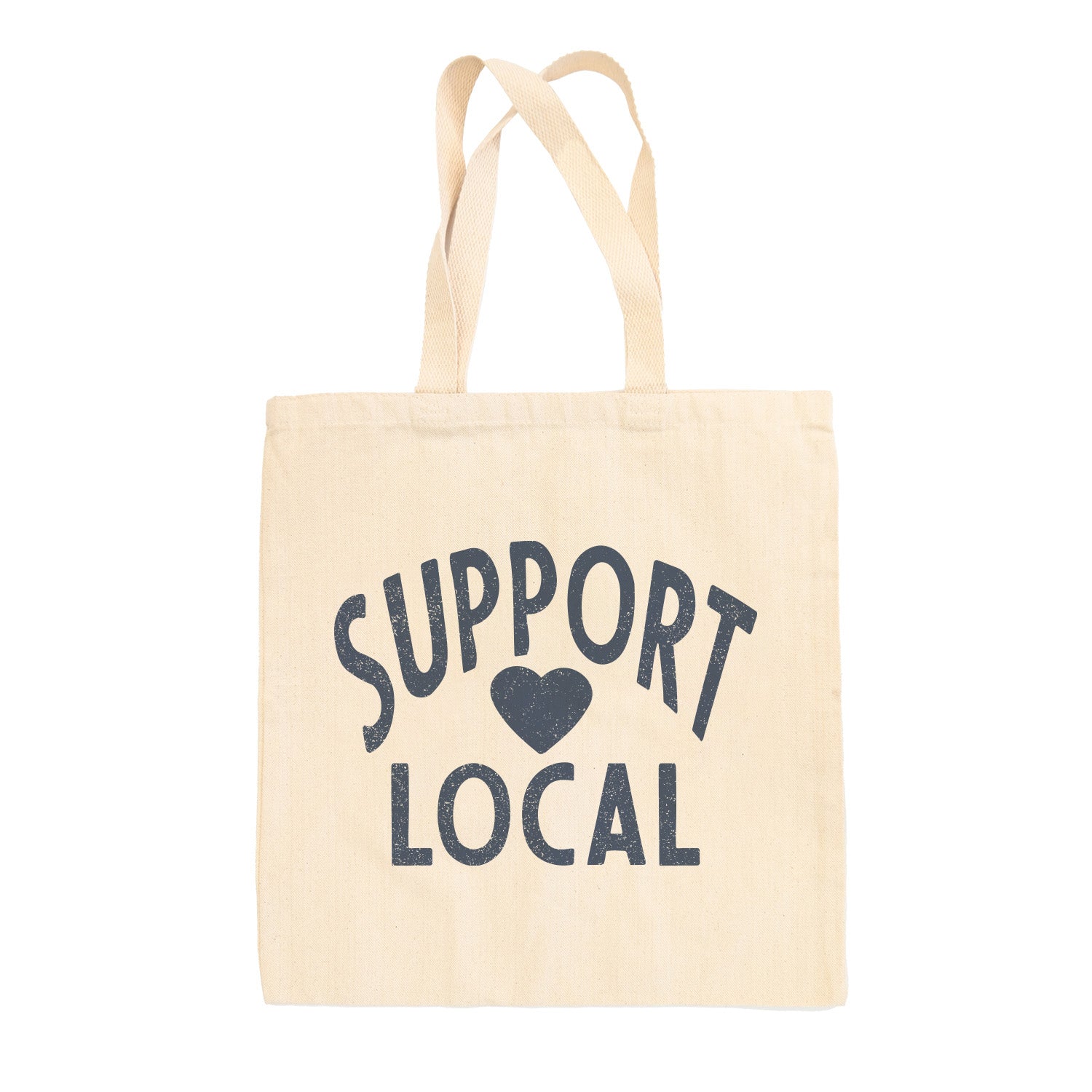 Support Local Heart Tote Bag