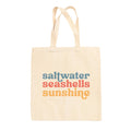 Saltwater, Seashells, Sunshine Tote Bag