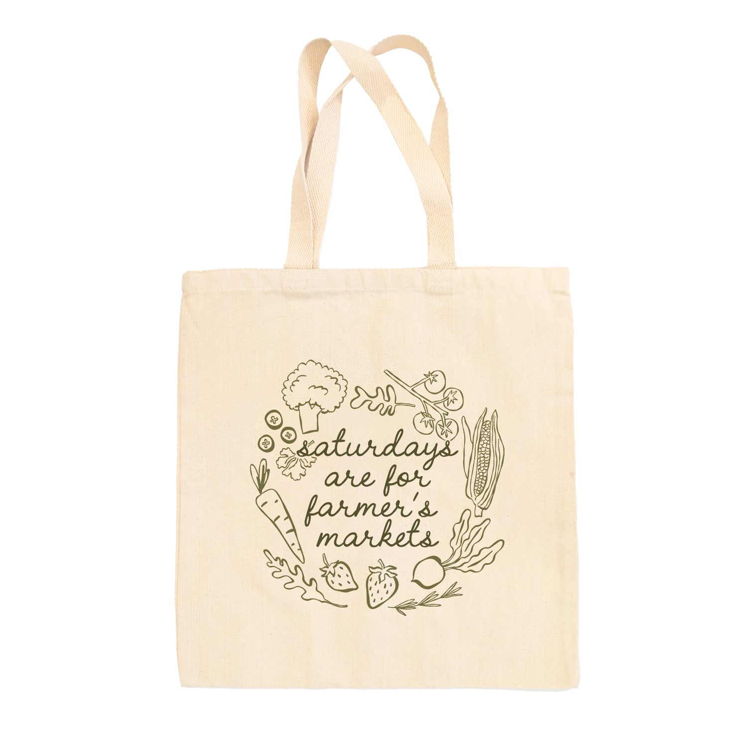 Saturdays Are For Farmer's Markets Tote Bag